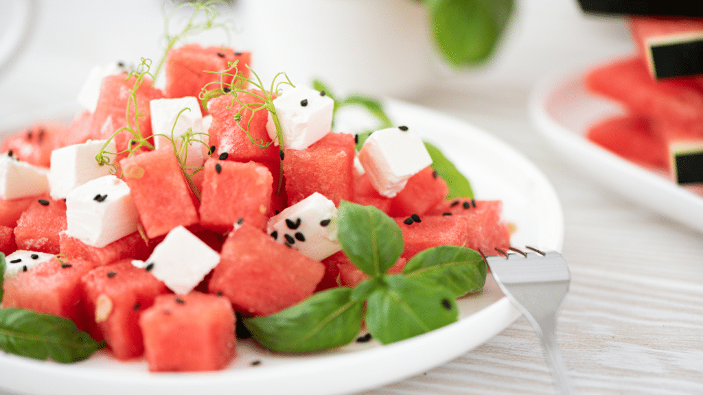 salade pasteque feta 2 - Bretagne, France