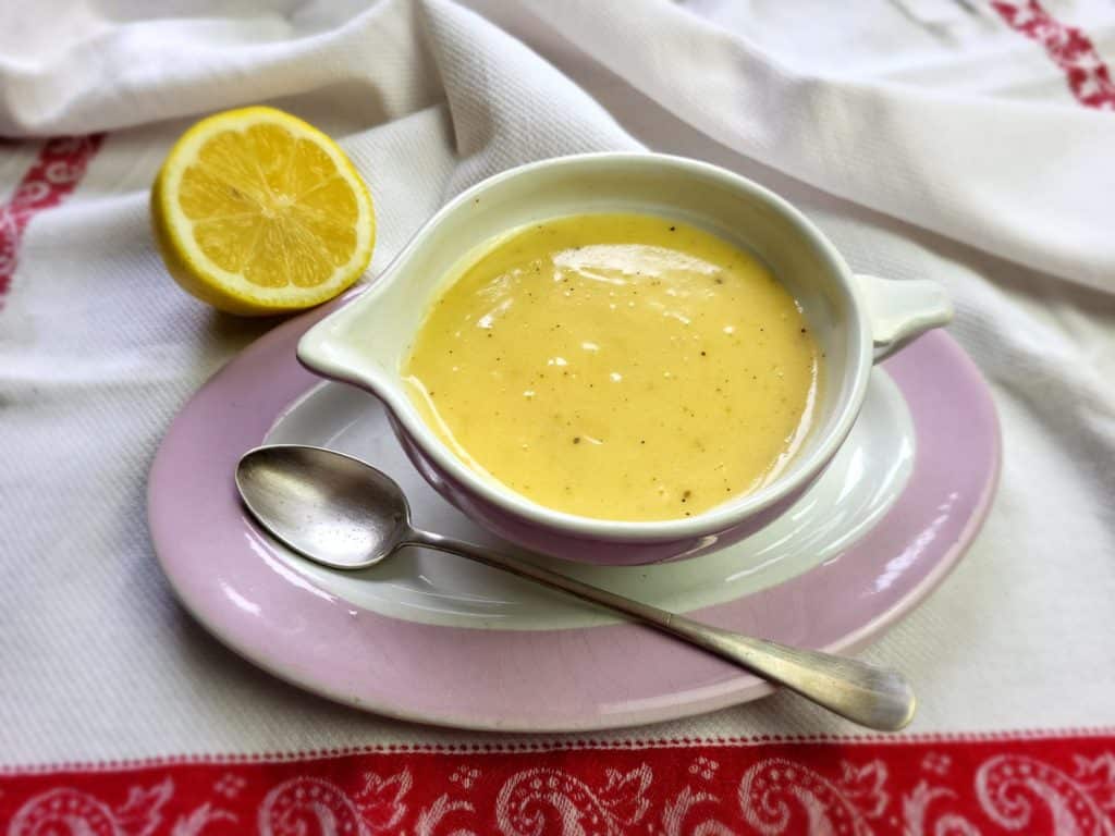 sauce au beurre citronne - Bretagne, France